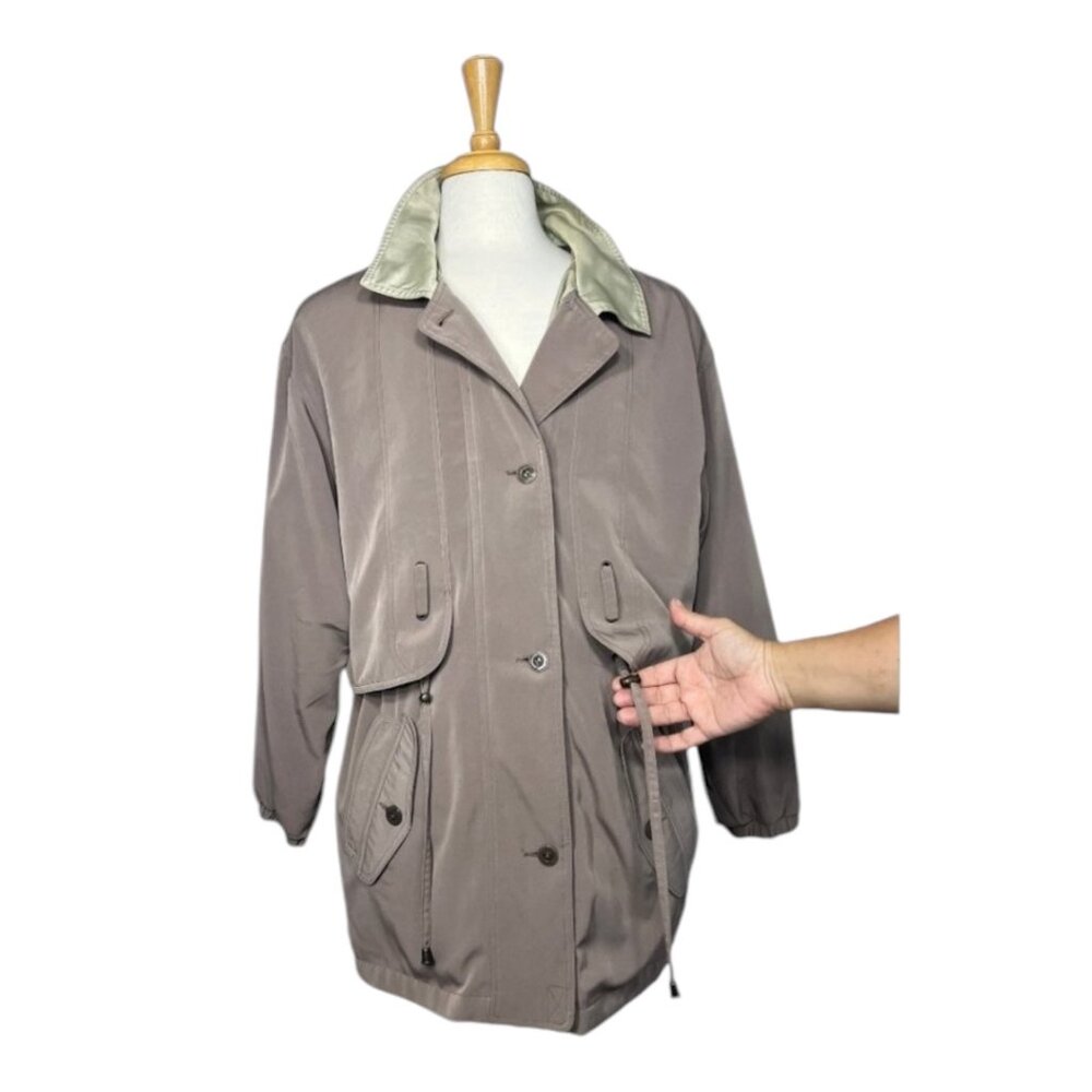 Braetan Authentic Outerwear Womens Medium Utility Lightweight Jacket Zip Up Sz M - Picture 2 of 12